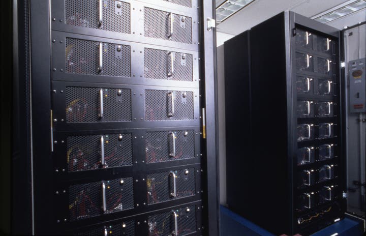 IBM 深蓝超级计算机的处理器机柜